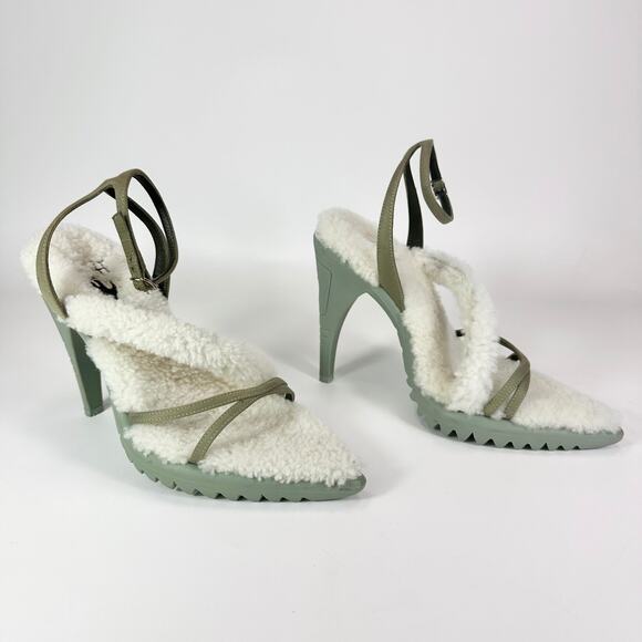 Off-White Allen Shearling Heel - Women’s 6 - Picture 3 of 8